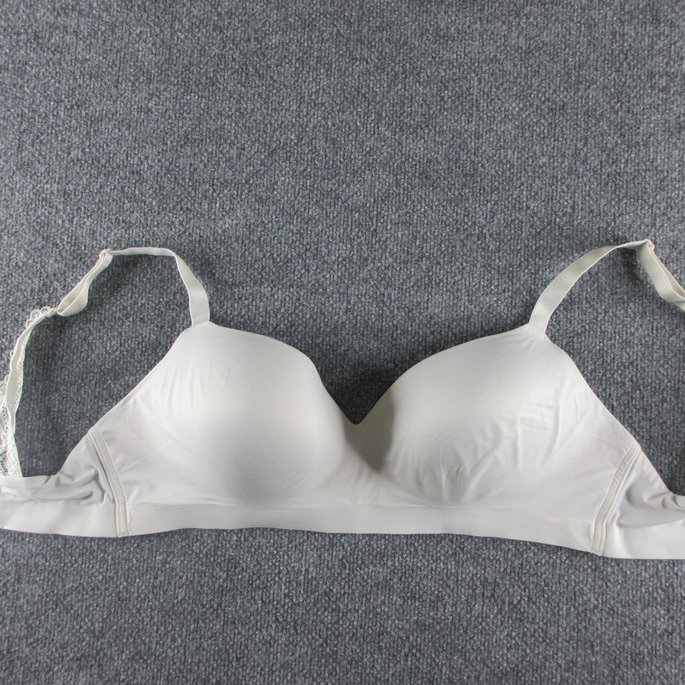 Soma Endless Luxe T-Shirt Bra Womens‎ 40D White Wireless Lightly Lined Seamless